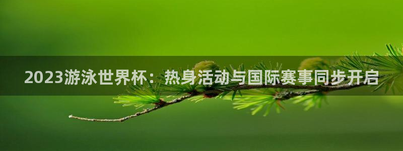 欧洲世界杯预选赛：2023游泳世界杯：热身活动与国际赛事同步开启